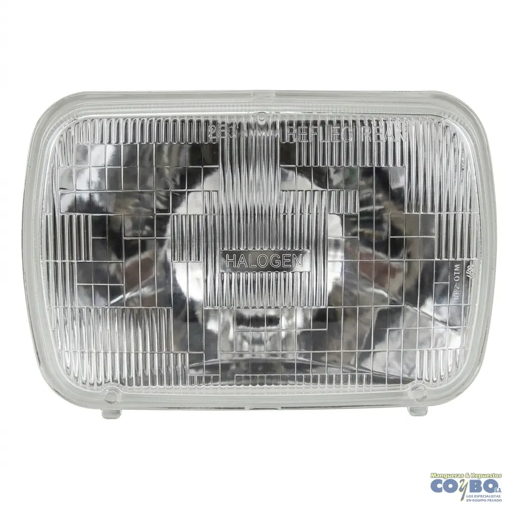 SILVIN12V 3PTA RECT HALOG 8X6 GDE UNIDAD