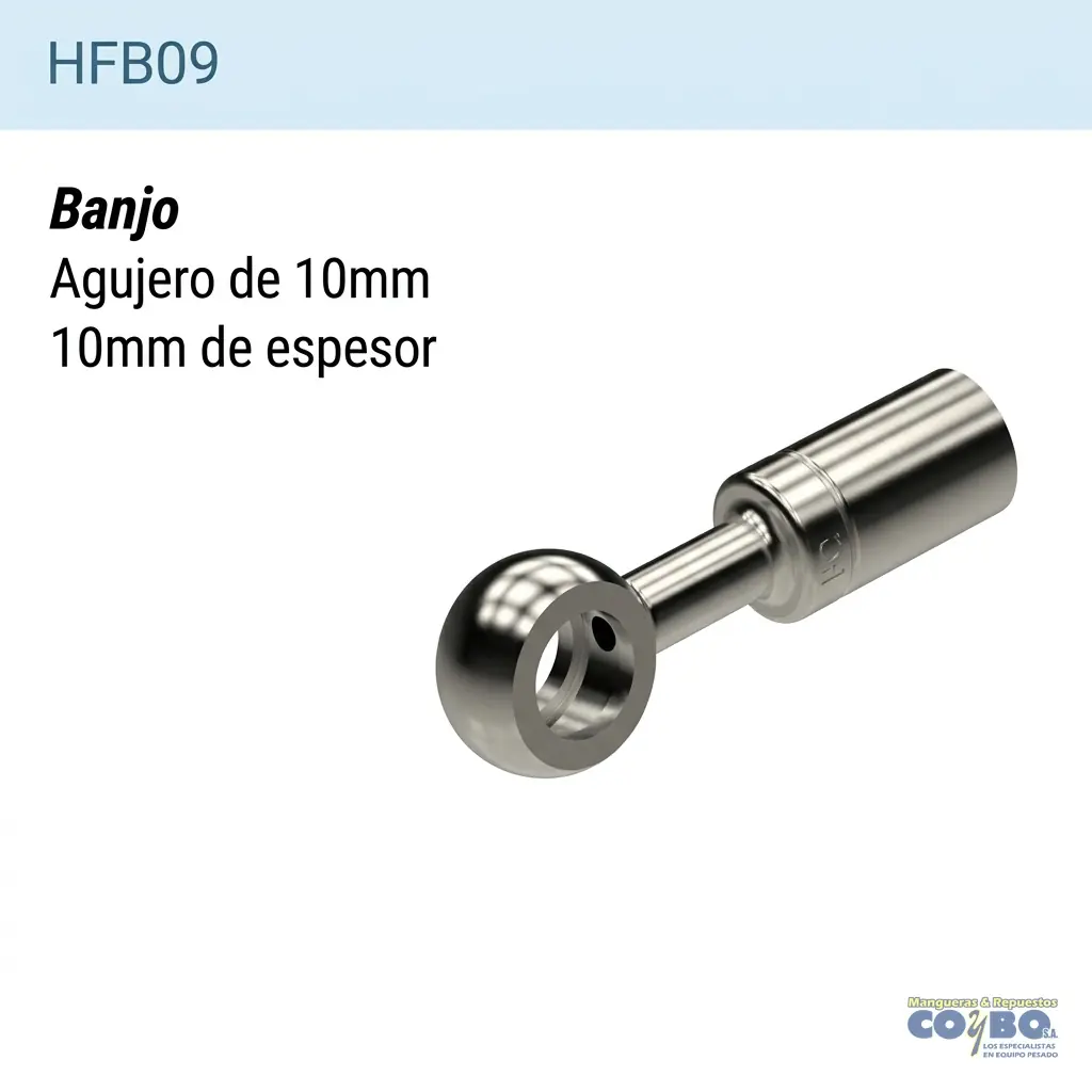 ACOPLE BANJO 10X10X18 - Imagen 1