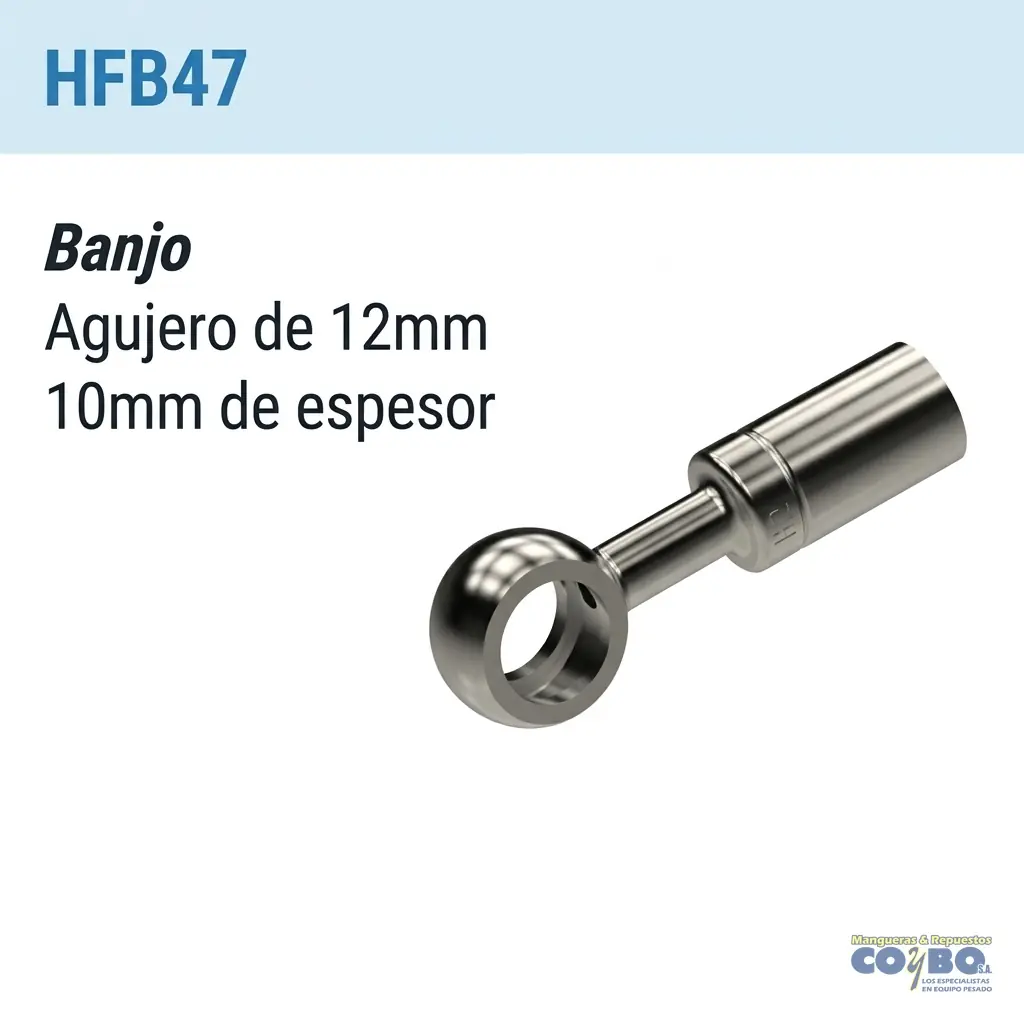 ACOPLE BANJO RECTO 12X10X19 - Imagen 1