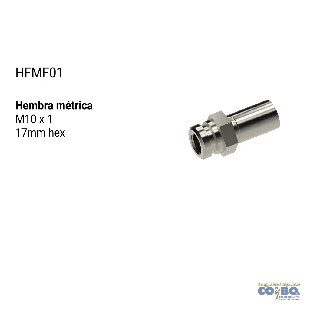 ACOPLE INVERTIDO M10X1 - Imagen 1