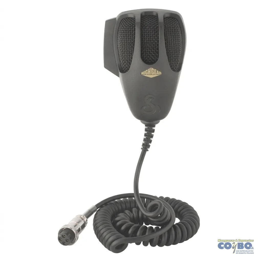 MICROFONO P/RADIO COMUNICA COBRA NEGRO - Imagen 1