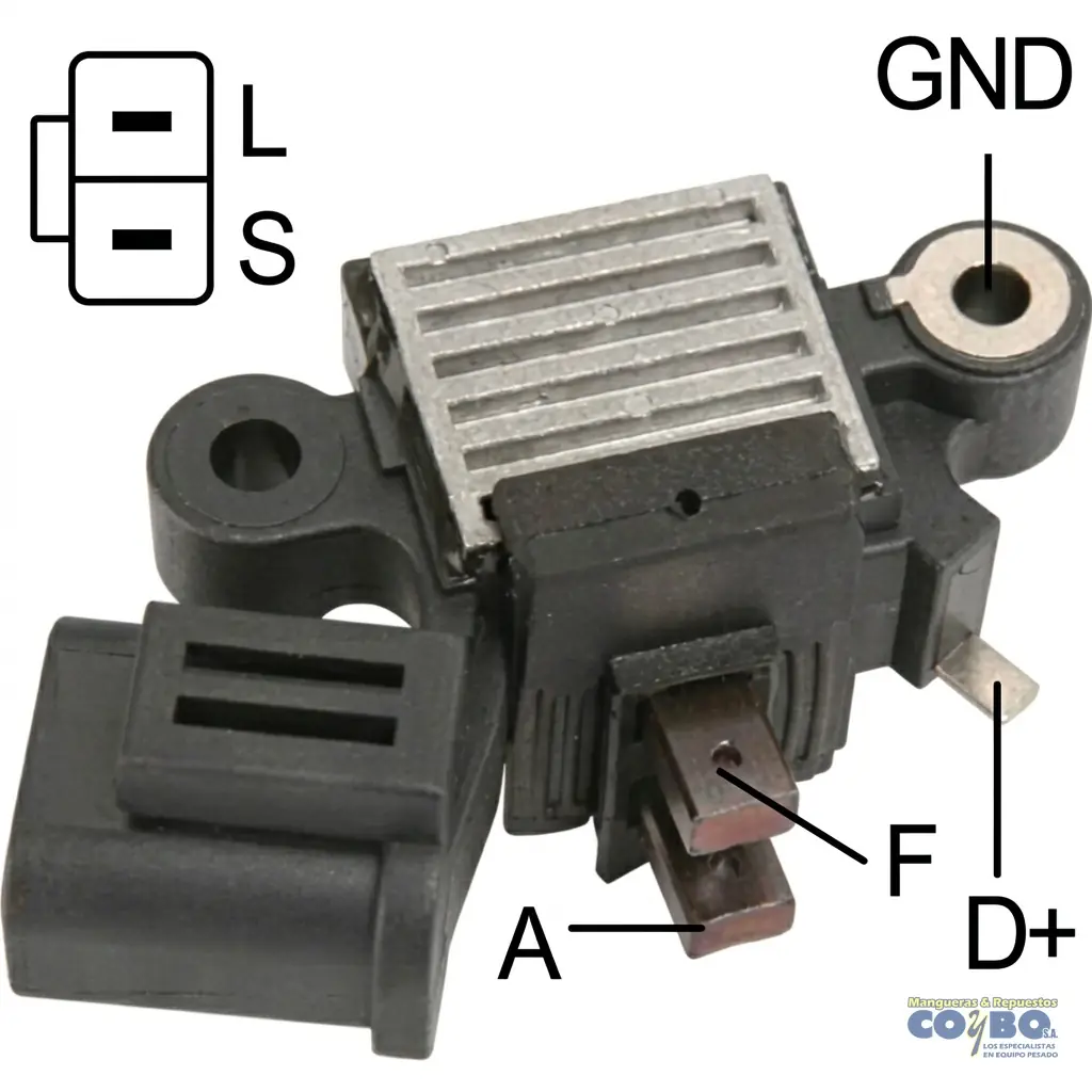 REGULADOR PORTA CARBON SENTRA PULSAR LH - Imagen 1