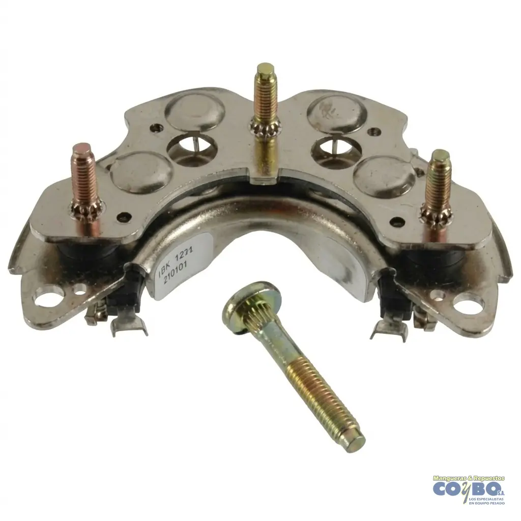 PLACA DIODOS B12 MEX  SENTRA 100MM 50AMP - Imagen 1