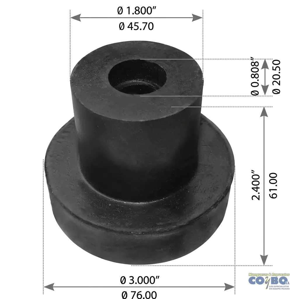 SOPORTE CABINA K.W. T600/800 W900 PET - Imagen 1
