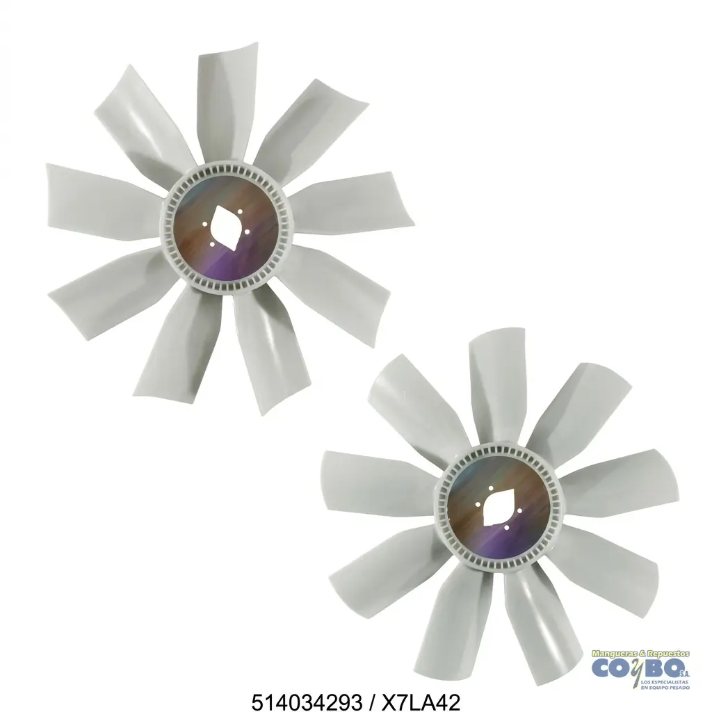 ABANICO CUMMINS9 ASPAS 30X21/2 OJO CHINO - Imagen 1