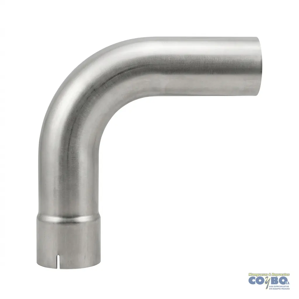 CODO MUFLA 5X20X20 90° C/CAMP ALUMINIZA - Imagen 1