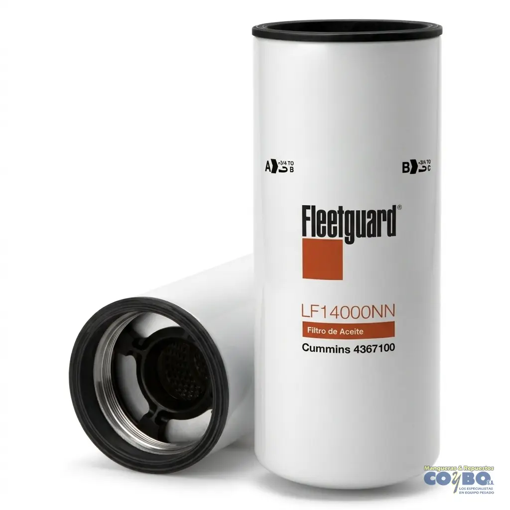 FILTRO ACEITE CUMMINS ISX X15 QSX ISM - Imagen 1