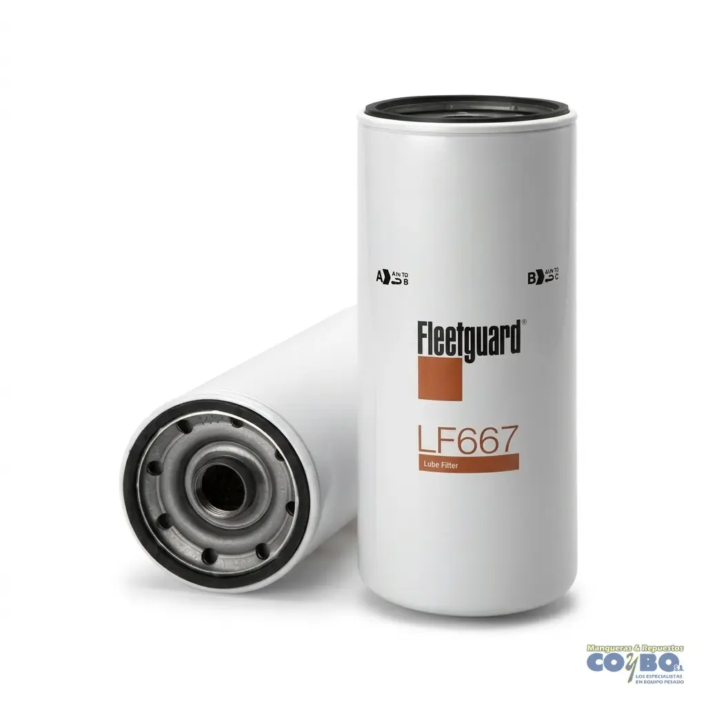 FILTRO ACEITE MACK 1 1/8-16 FLEETGUARD - Imagen 1