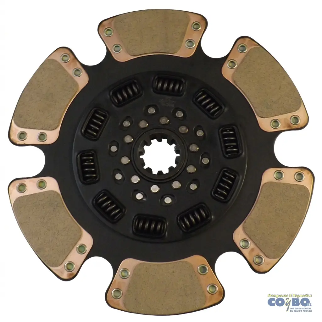 DISCO 2X15" BRONCE 10 RESOR MANZ LARGA - Imagen 1
