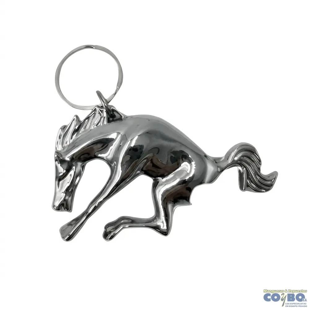 LLAVERO CROMADO CABALLO
