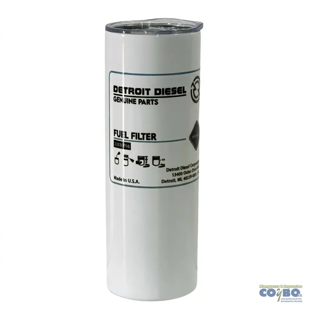 VASO TERMICO ALUMINIO DETROID DIESEL