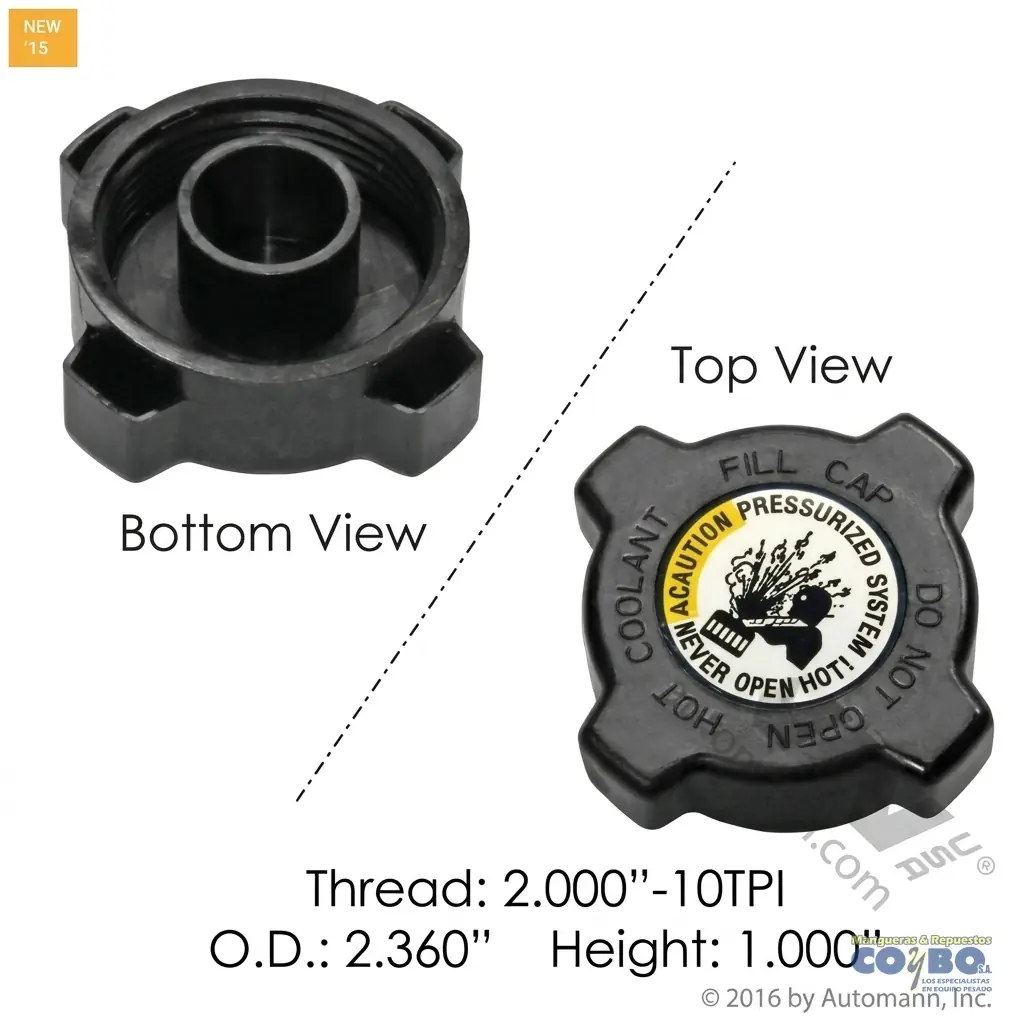 TAPON COOLANT KW PETERBILT - Imagen 1