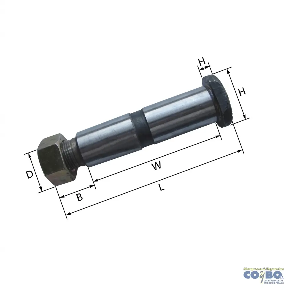 PIN RESORTE TRASERO UD 28X119 - Imagen 1
