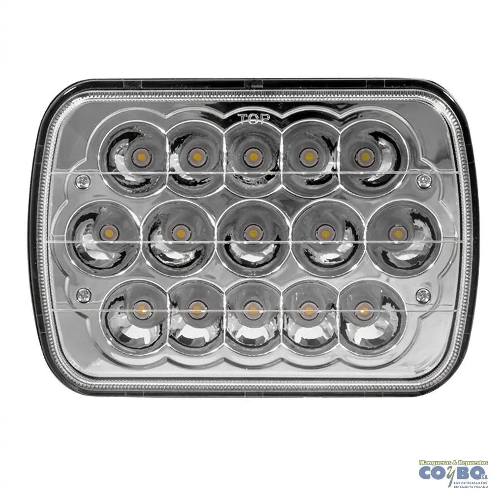 HALOGENO RECT 7" LED BLAN/AMA 45E. PAR - Imagen 1