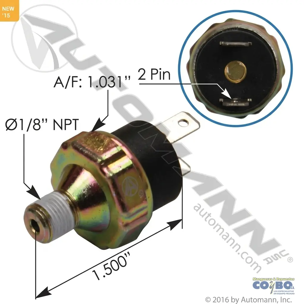 BULBO LUZ FRENO NO 1/8 CIERRA 4LB 1749-1 - Imagen 1