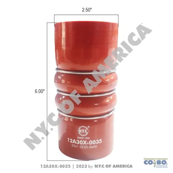 MANGUERA COOLER 21/2"X6" - Miniatura 2