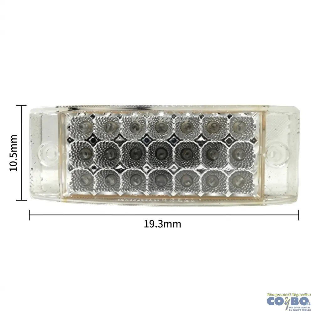 FAROL LATERAL BLANCO ROJO 21 LED - Imagen 1