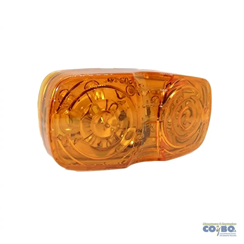 FAROL CARROCERIA AMARILLO 16 LED - Imagen 1