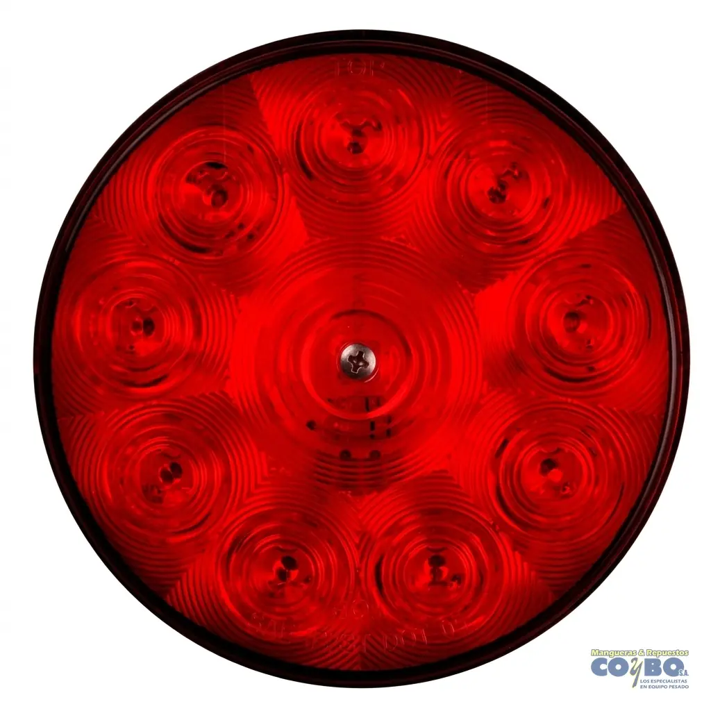 FAROL 4" ROJO 10 LED - Imagen 1