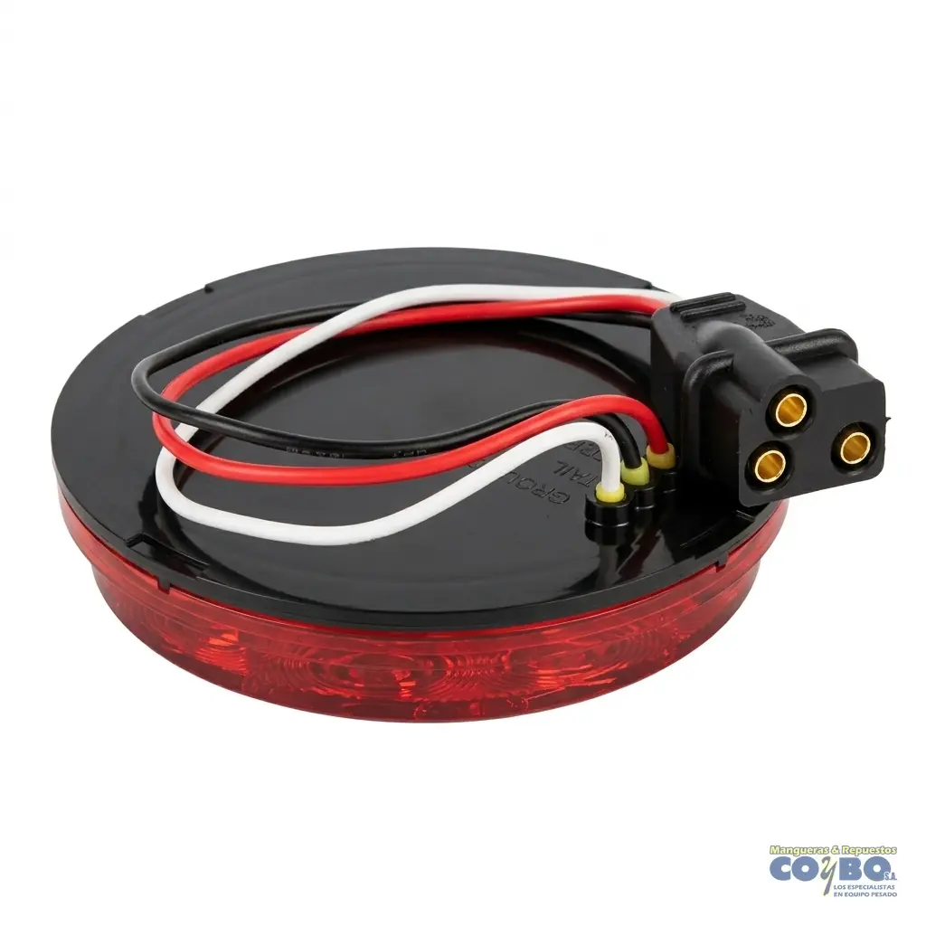 FAROL 4" ROJO 10 LED - Miniatura 2