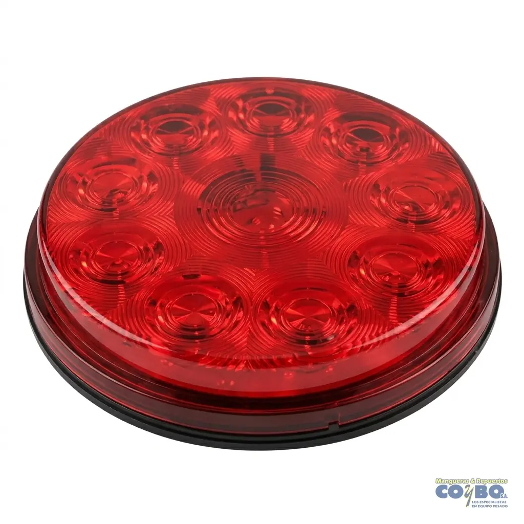 FAROL 4" ROJO 10 LED - Miniatura 3