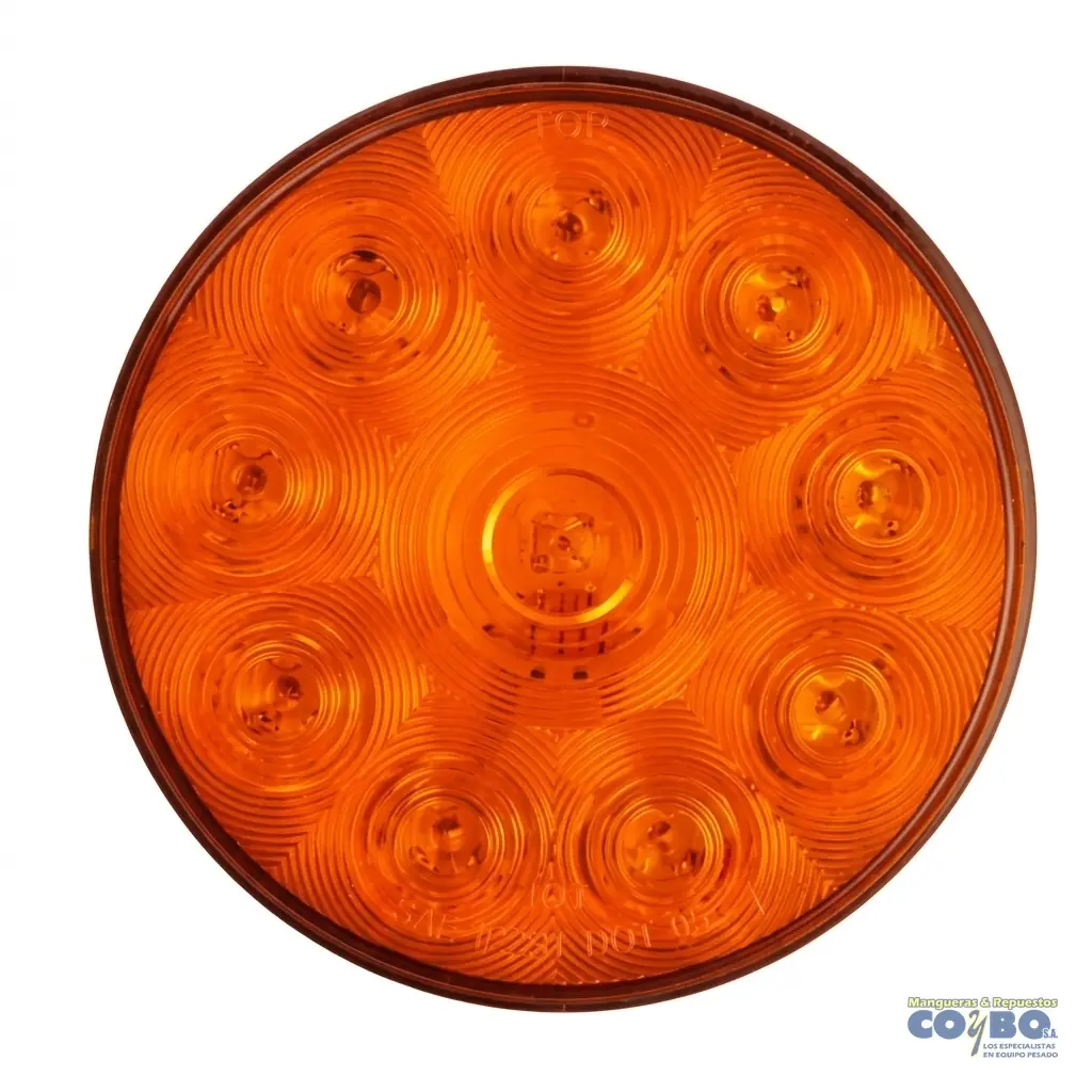 FAROL 4" AMARILLO 10 LED 12V - Imagen 1