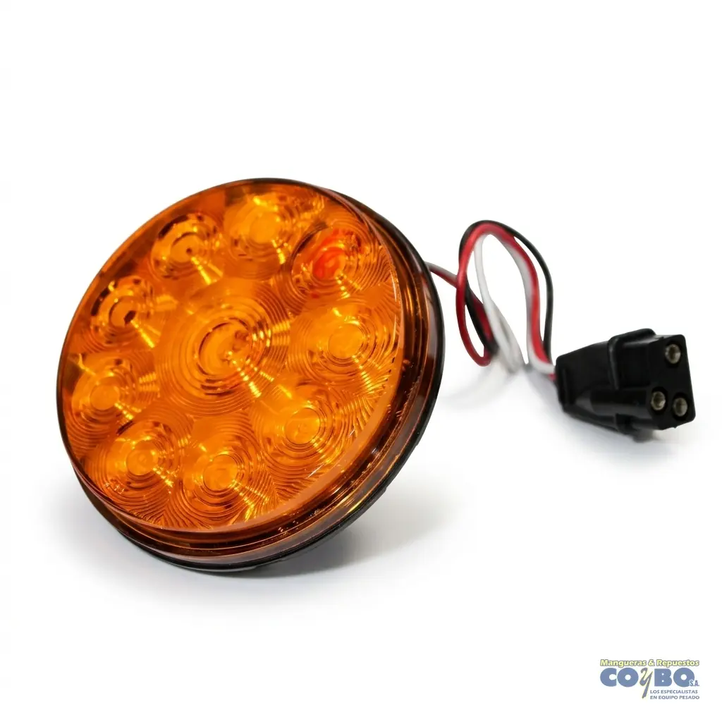 FAROL 4" AMARILLO 10 LED  12V - Miniatura 3