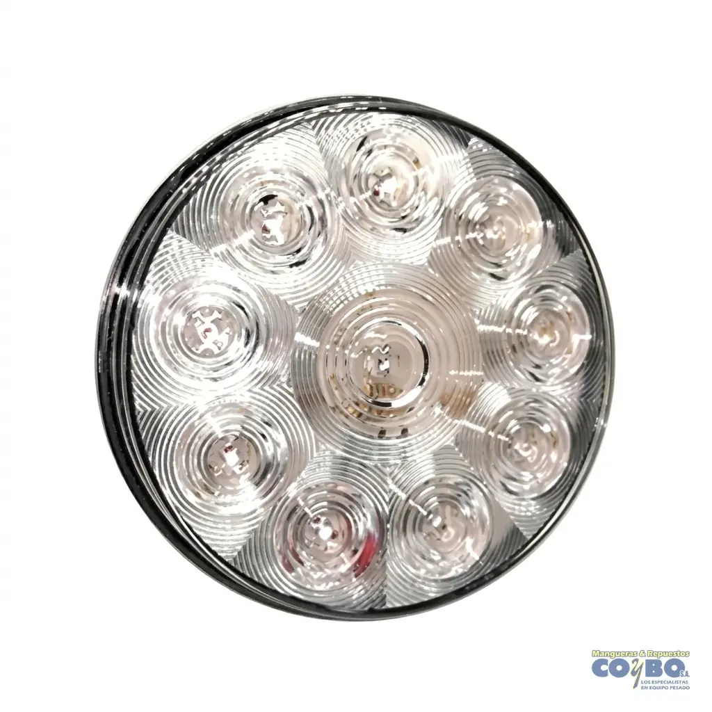 FAROL 4" BLANCO ROJA 10 LED - Imagen 1