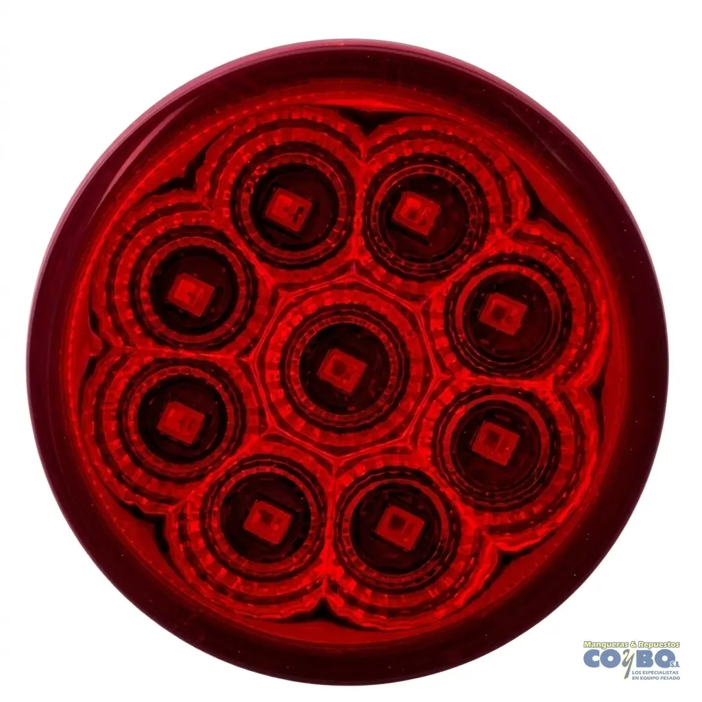 FAROL 2" ROJO 9 LED - Imagen 1