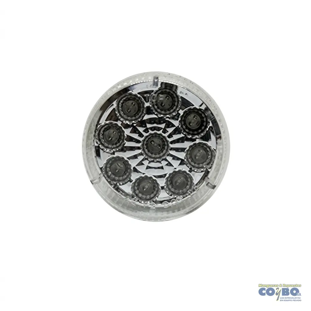 FAROL 2" BLANCO ROJO 9 LED - Imagen 1