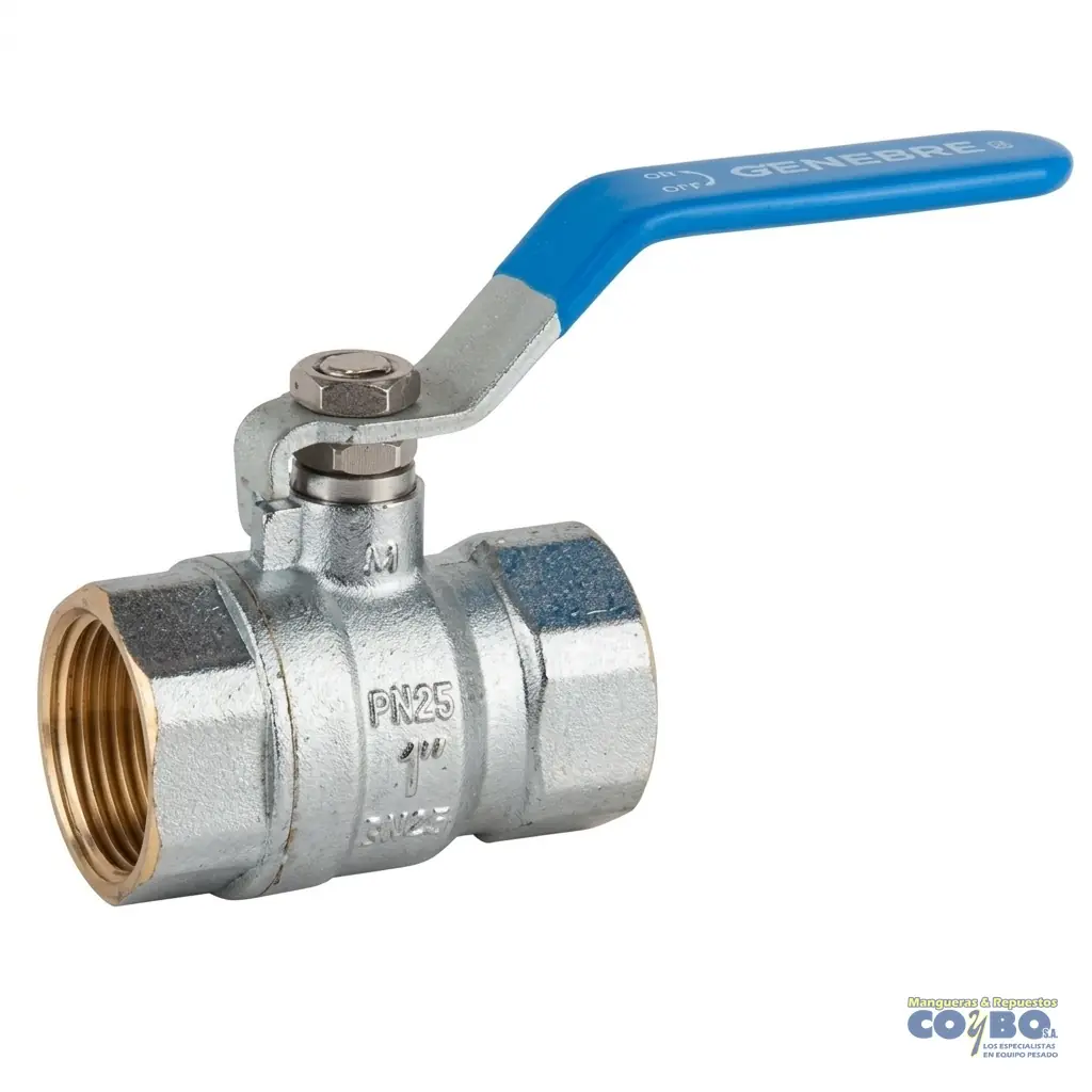LLAVE BOLA 1" CAÑERIA - Imagen 1