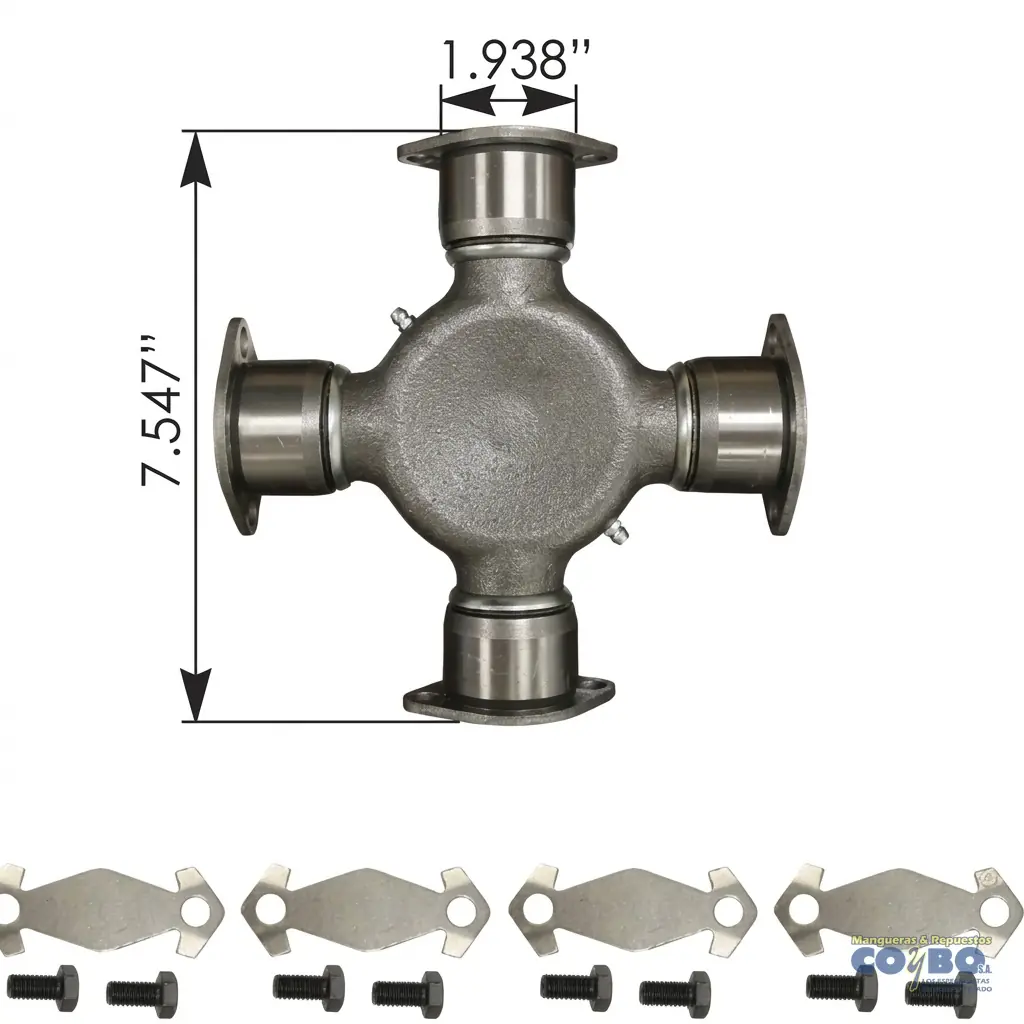 UNION BARRA D=1-15/16 L=7-35/64 (7.547") - Miniatura 2