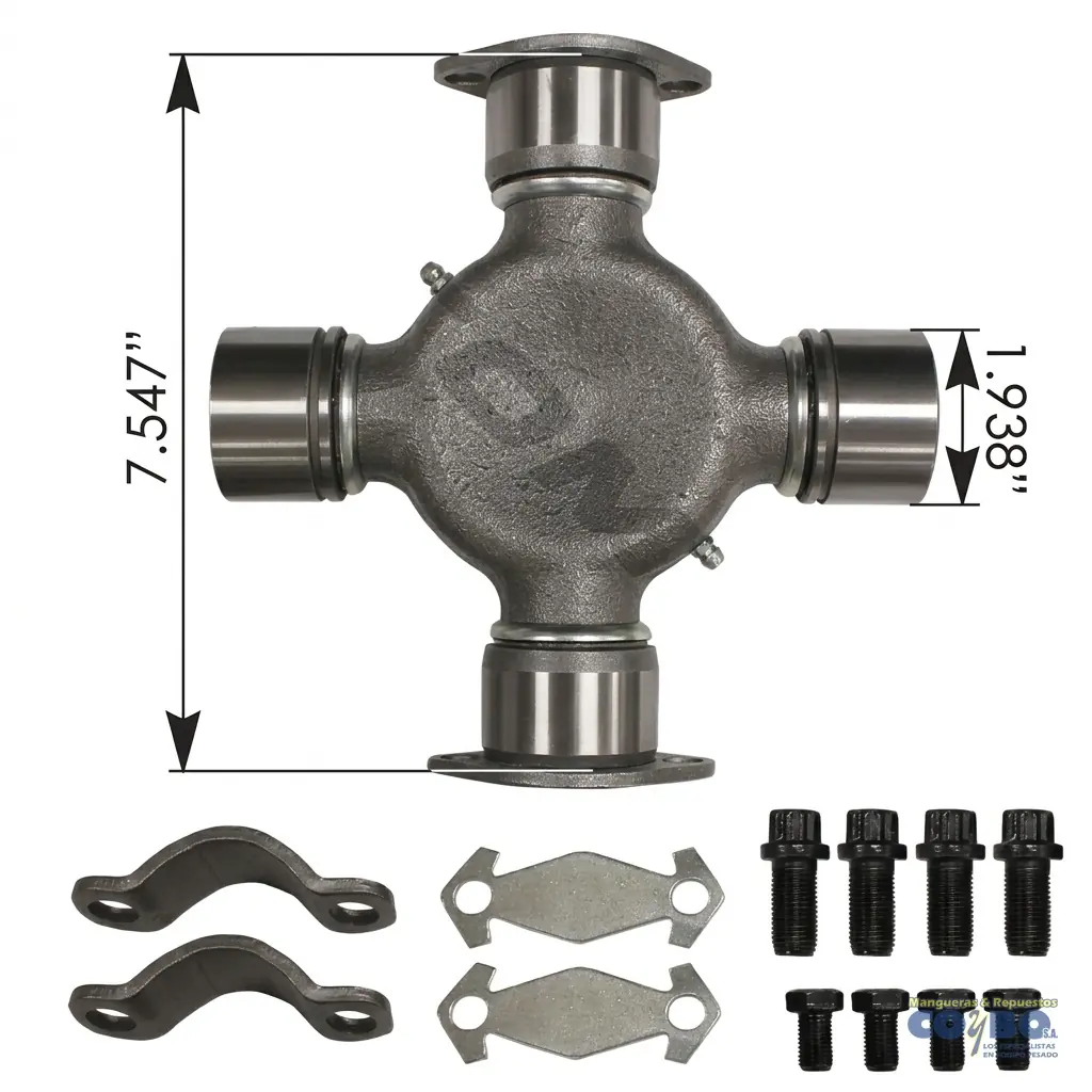 UNION BARRA D=1-15/16 L=7-35/64 (7.547") - Miniatura 2