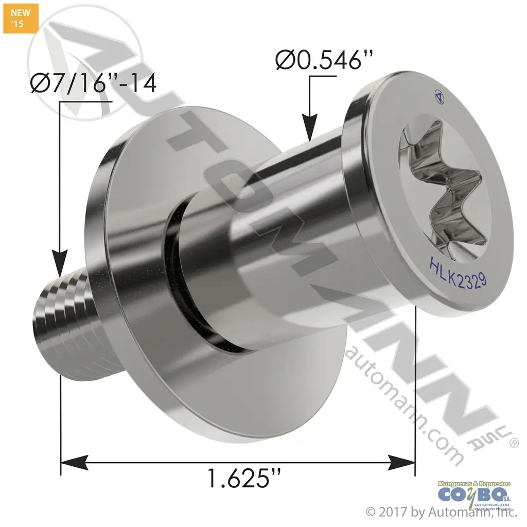 PIN CERRADURA PUERTA KW T600 660 800 - Imagen 1