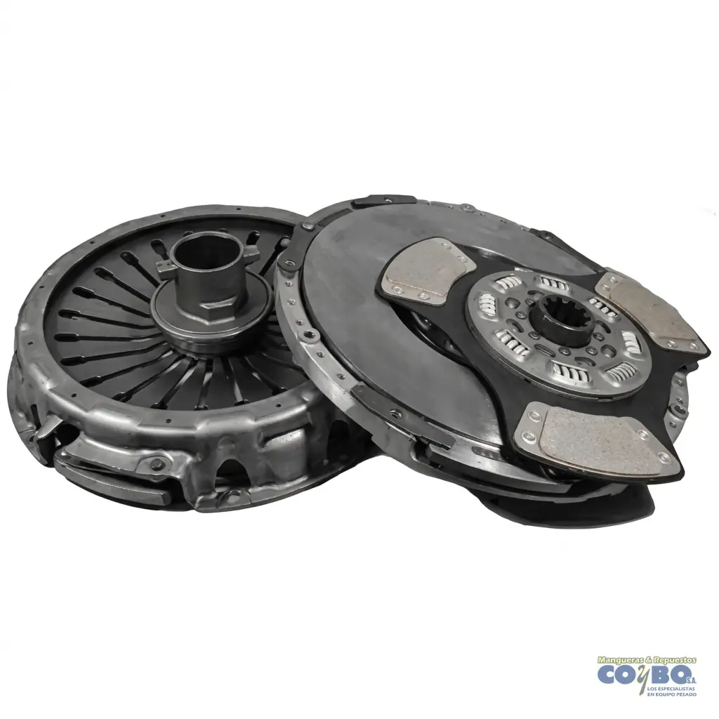 CLUTCH 2"X14"2 DIS VOL PLANO SEP ALUMINI - Imagen 1
