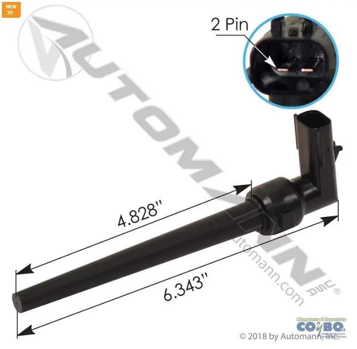SENSOR NIVEL COOLANT FREIGHTLINER DD15 - Imagen 1