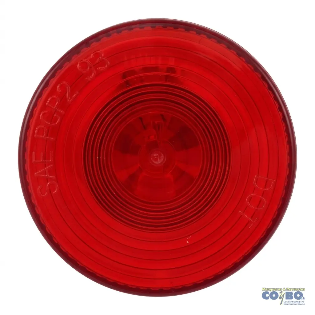 FAROL 2.5" ROJO DESECHABLE 12V