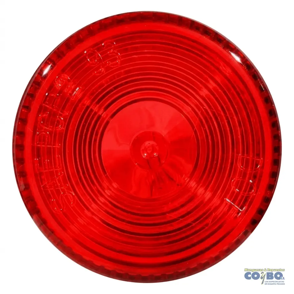 FAROL 2" ROJA DESECHABLE 12V - Imagen 1
