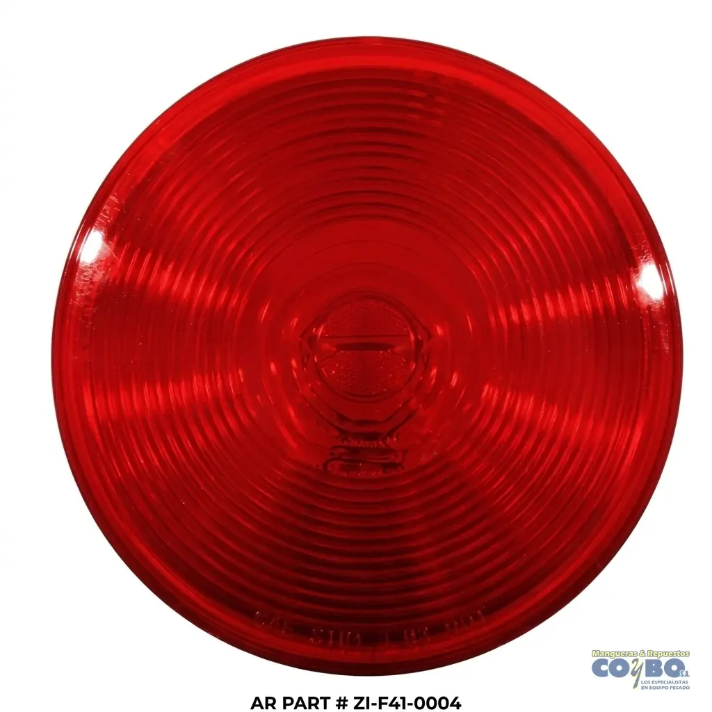 FAROL 4" ROJO DESECHABLE 12V