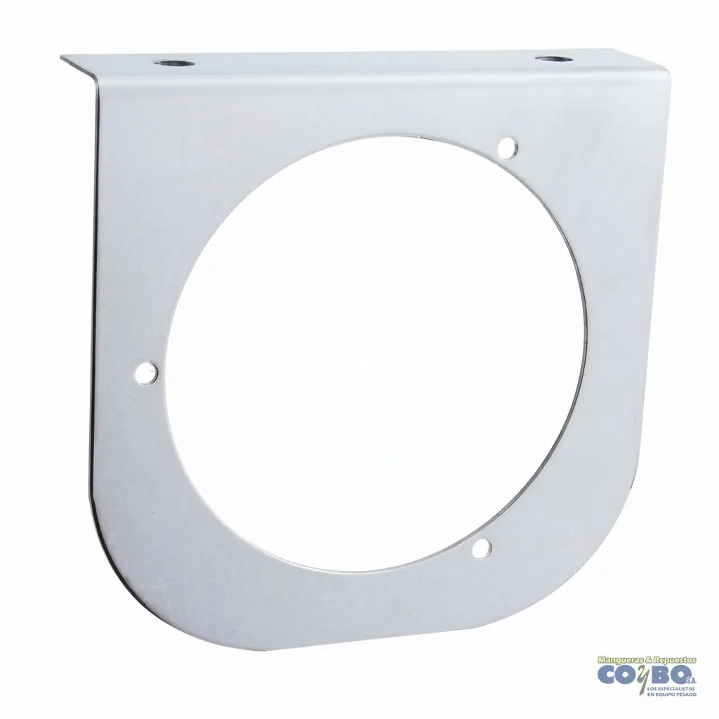 BASE METAL SENCILLA FAROL 4" - Imagen 1
