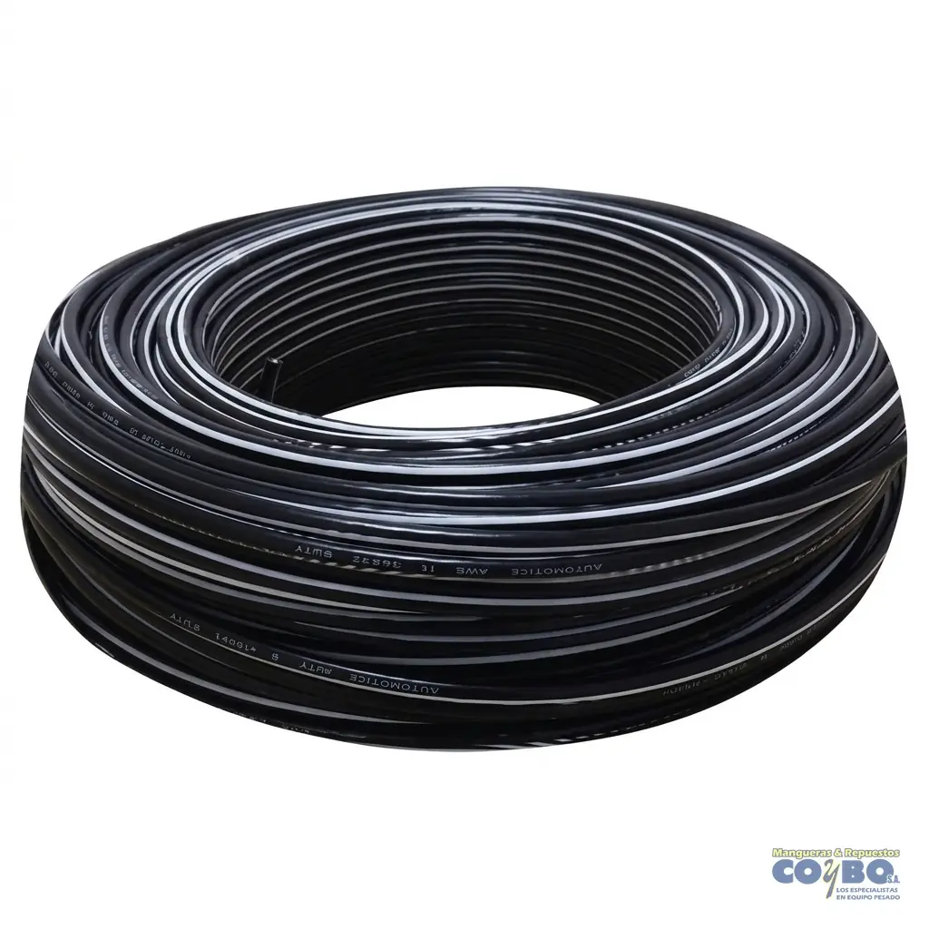 CABLE AUTOMOTRIZ  ALT #10 NEGRO X METRO - Imagen 1