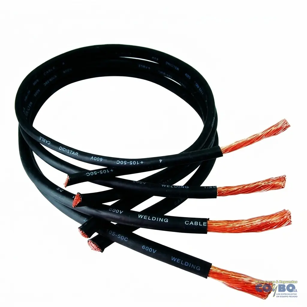 CABLE BATERIA #4 NEGRO - Imagen 1