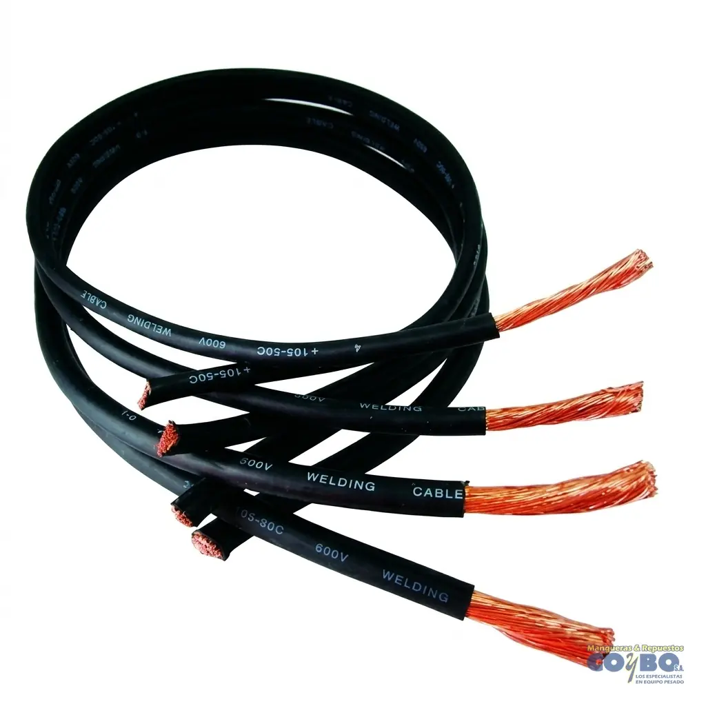 CABLE BATERIA #6 NEGRO - Imagen 1