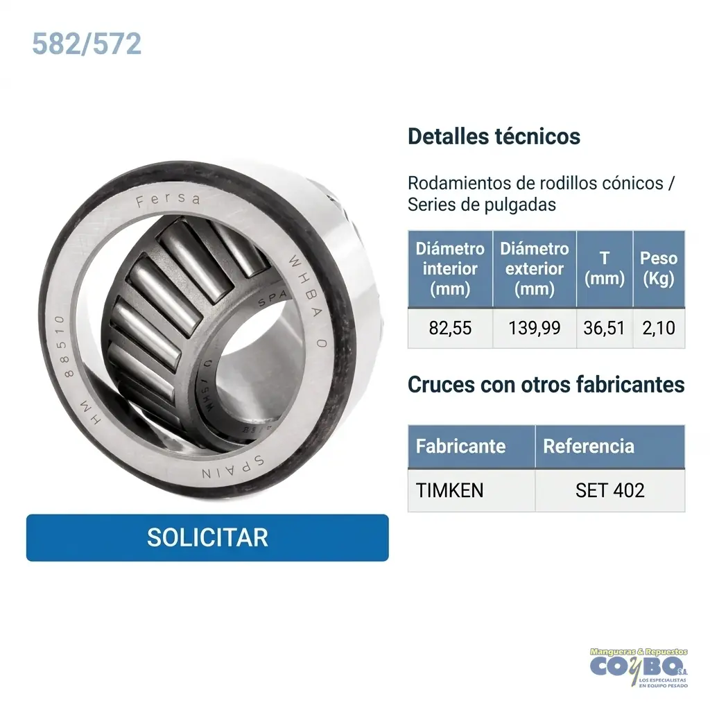 SET CONO Y COPA 582/572 FERSA - Imagen 1