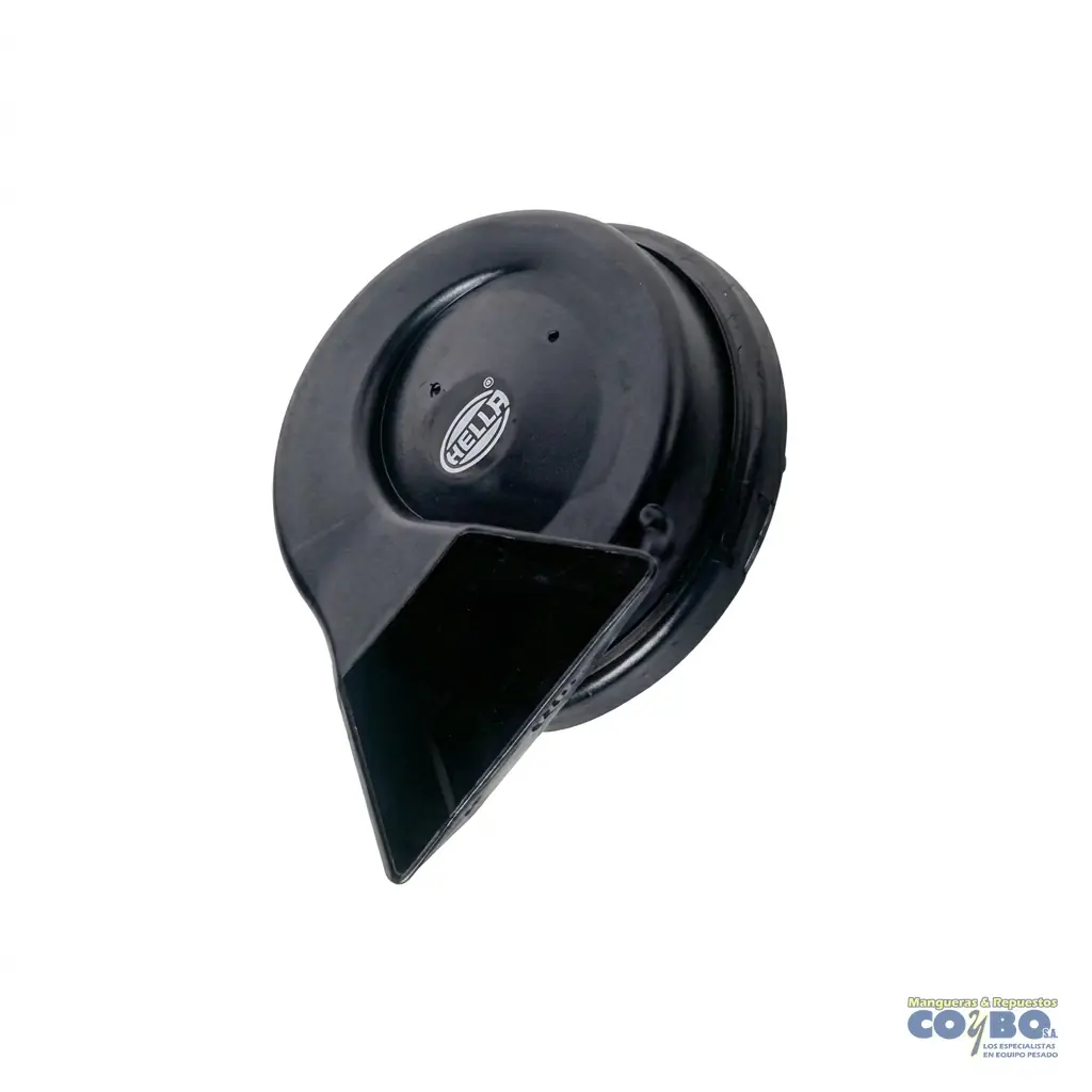 PITO 24V CARACOL HELLA NEGRO - Imagen 1