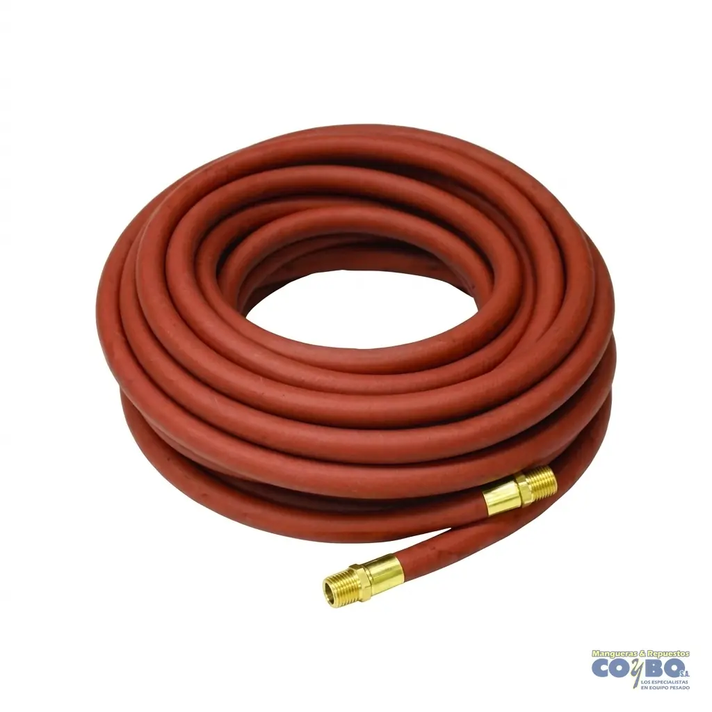 MANG 1/4" PRO GEN ROJA 300 PSI AGUA AIRE - Imagen 1