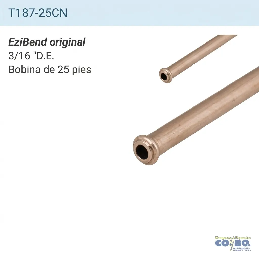 TUBO METAL FLEXIBLE 3/16 USA - Imagen 1
