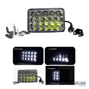 HALOGENO KENWORTH LED 45W LUZ BLACA FLAS