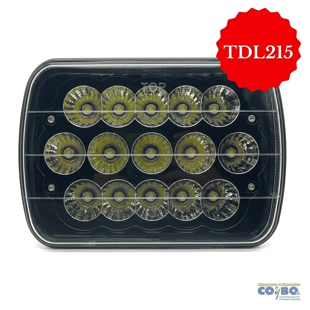 HALOGENO RECT 7X5" BLANCO MV JGO - Imagen 1