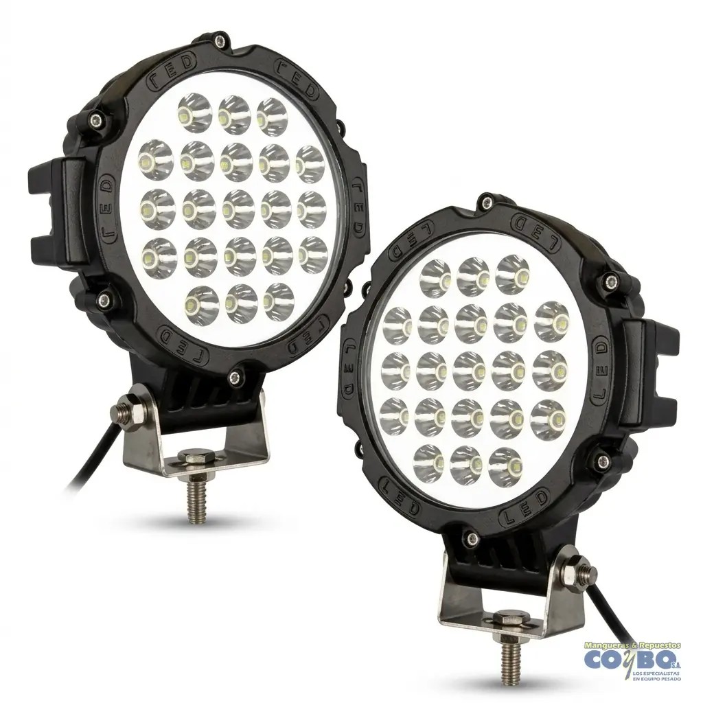 HALOGENO RED. 7" LED REFLEC. ESPEJO UNID - Imagen 1